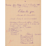 Cahier du jour