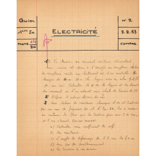 Electricité