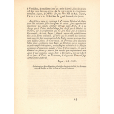 Lettres Patentes du Roi, Pour le Couvent & Collège des Frères Prêcheurs de la rue Saint Jacques à Paris.