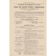 Ordonnance du Roi relative à l'Organisation et à l'Administration de l'École des Mines.