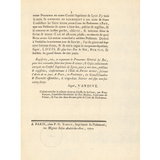 Lettres Patentes du Roi, concernant l'administration des Collèges dans le ressort du Conseil Supérieur de Lyon.