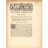 Lettres Patentes du Roi pour le Collège de Louis-le-Grand. 