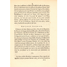 Lettres Patentes du Roi pour le Collège de Louis-le-Grand. 