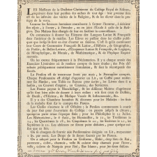 Réglement du Collège Royal de Nîmes. 