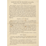 Institution de Madame Galland.