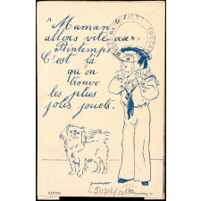 Carte publicitaire : Printemps