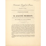 Institution de M. Auguste Michelot. Université Royale de France. Académie de Paris.