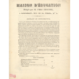 Maison d'éducation dirigée par M. l'Abbé Chauvel à Versailles.