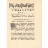 Lettres Patentes du Roi portant nomination par provision d'Administrateurs du Collége de Louis-le-Grand. 
