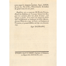 Lettres Patentes du Roi portant nomination par provision d'Administrateurs du Collége de Louis-le-Grand. 
