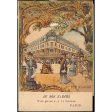 Carte publicitaire : Au bon marché