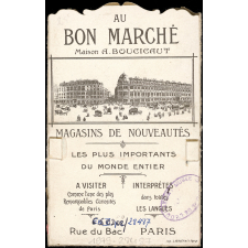 Carte publicitaire : Au bon marché