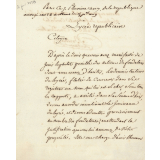 Lycée Républicain. Échange de correspondance entre le conseil d'administration et le baron Elisabeth-Pierre de Montesquiou. 