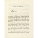 Athénée de Paris. Lettre de compte-rendu de l'assemblée générale des Fondateurs du 24 juillet 1806. 