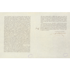 Athénée de Paris. Lettre de compte-rendu de l'assemblée générale des Fondateurs du 24 juillet 1806. 