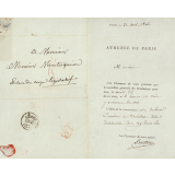 Athénée de Paris. Convocation à l'assemblée générale des Fondateurs. 