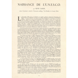 Naissance de l'UNESCO.