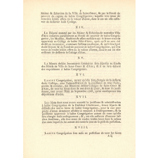 Lettres Patentes du Roi concernant les collèges de Saint-Omer, Aire et Hesdin. 