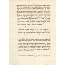 Déclaration du Roi portant Réglement pour le Collége d'Auxerre.