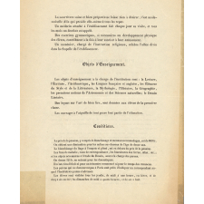 Institution de jeunes demoiselles dirigée par Mademoiselle Alix à Paris. 