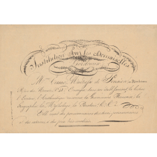 Institution pour les Demoiselles de Mme Cessac à Bordeaux. 
