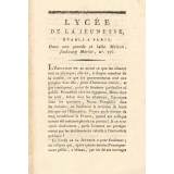 Lycée de la Jeunesse établi à Paris. 