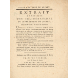 Réglement pour l'École centrale du département du Loiret. 