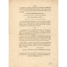 Réglement pour l'École centrale du département du Loiret. 