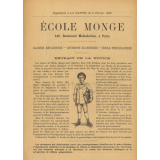 École Monge. Classes enfantines. Divisions classiques. École préparatoire.