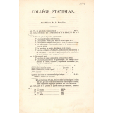 Collège Stanislas. Conditions de la Pension. 