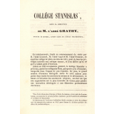 Collège Stanislas sous la direction de M. l'abbé Gratry. 