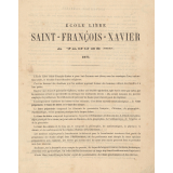 École Libre Saint-François-Xavier à Vannes (Morbihan). 