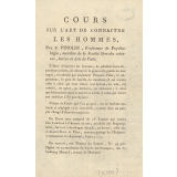 Cours sur l'art de connaitre les Hommes.