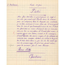 Cahier du jour
