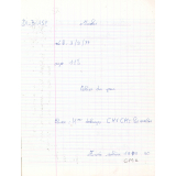 Cahier du jour