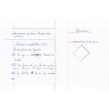 Cahier du jour n°1