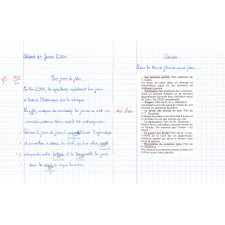 Cahier du jour