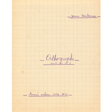 Orthographe: suite du n°1