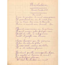 Récitation