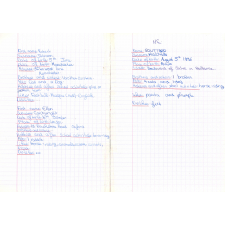Cahier d'anglais