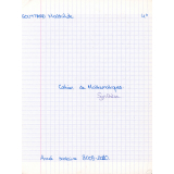 Cahier de mathématiques. Synthèse