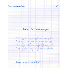 Cahier de mathématiques