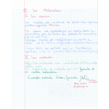 Cahier de physique-chimie