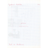 Cahier de sciences