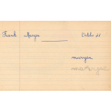 Cahier d'écrits