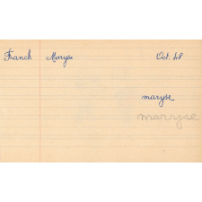 Cahier d'écrits