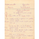 Cahier du jour n°8