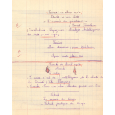 Cahier du jour n°8