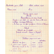 Cahier du jour n°11