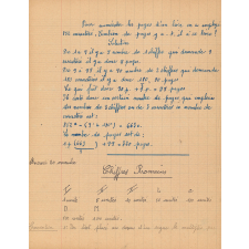 Cahier de mathématiques